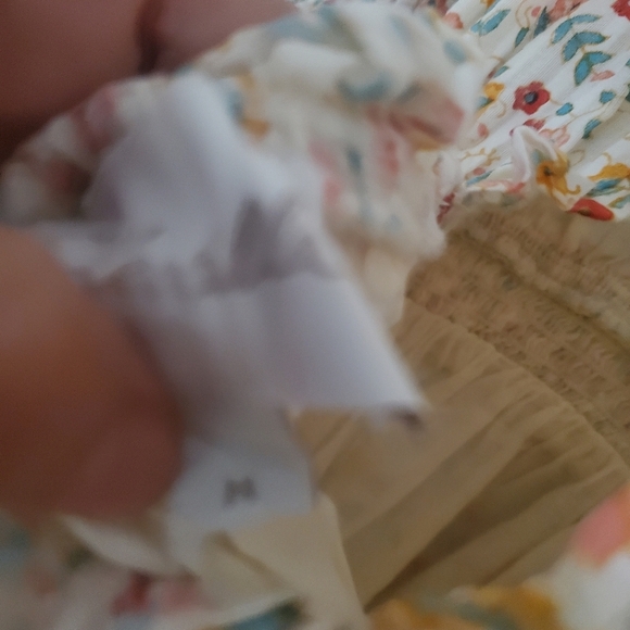 Cleobella Dallas Mini Carnation All Over Print Dress With Open Back, Size Medium - Picture 13 of 14